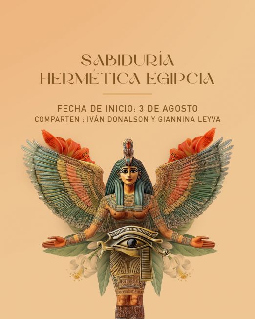 Taller Sabiduría Hermética Egipcia 3AGO26